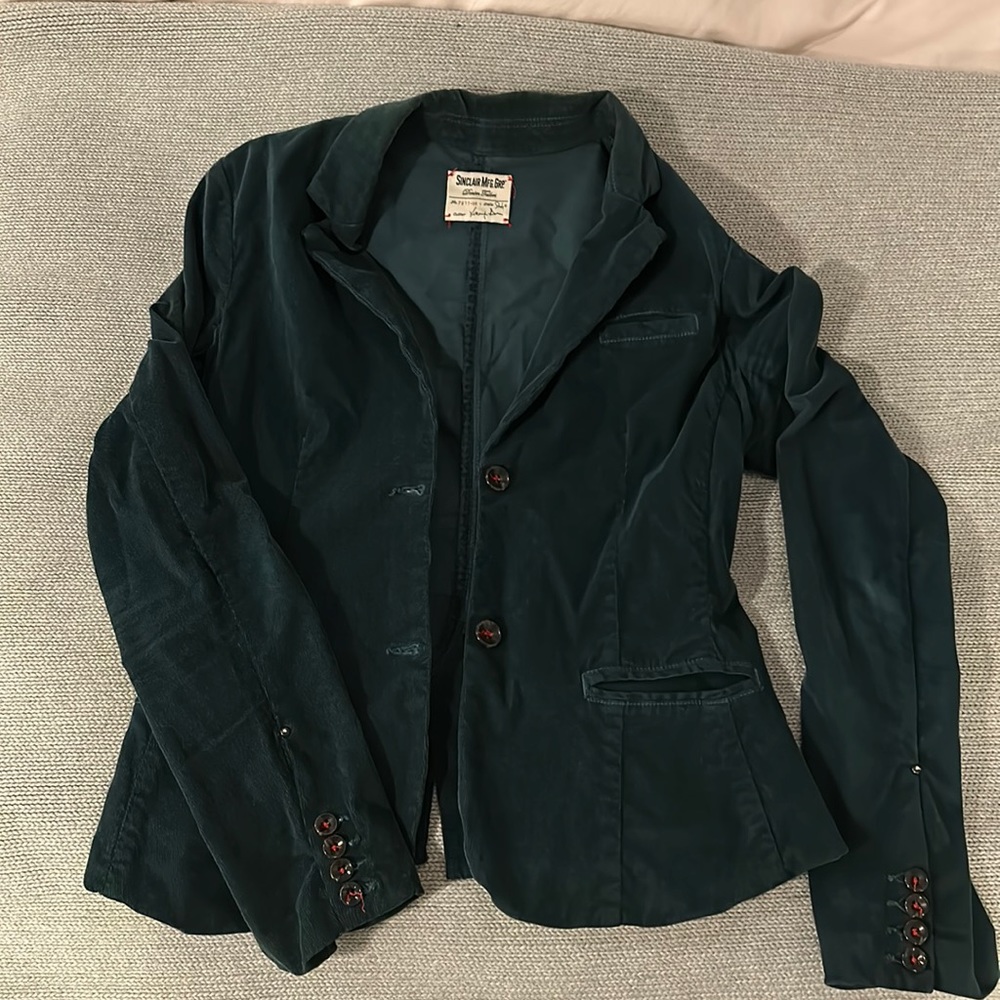 Teal Sinclair 100% Cotton Jacket - Medium - image 1